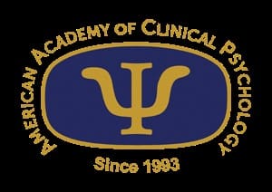 Logo of the American Academy of Clinical Psychology, indicating that Dr. Ginny Estupinian, PhD, a Los Gatos psychologist, is a member of this distinguished organization, reflecting her expertise and commitment to clinical psychology