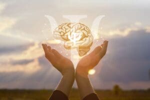 Photo depicting the coordination of psychological therapy and Medicine. The office of Ginny Estupinian PhD will coordinate care with a patient’s physicians