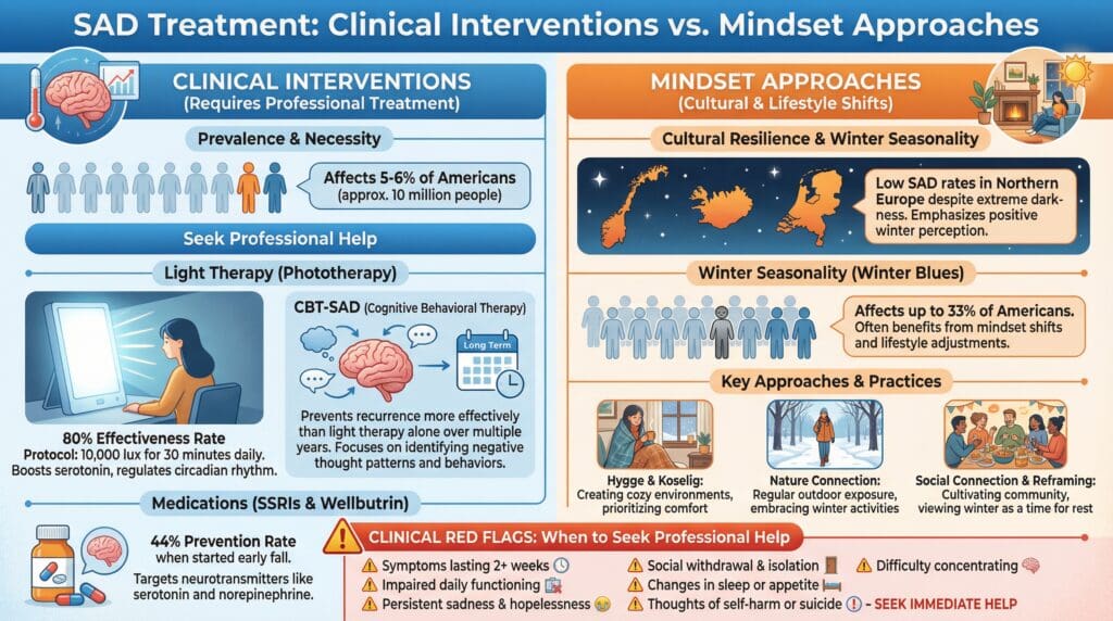 inforgrahic winter blues compared to seasonal affective disorder